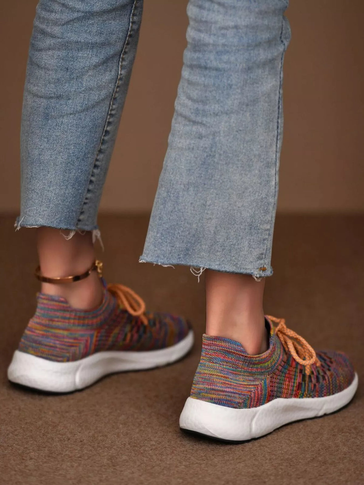 Round Toe Lace Up Athletic - Lilixa.store