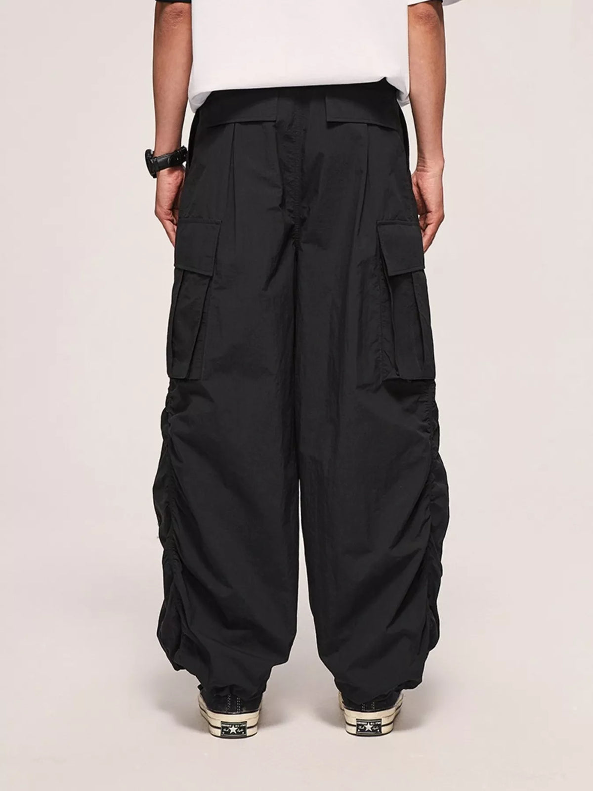 Men's Wide Leg Cargo Pants, view 7