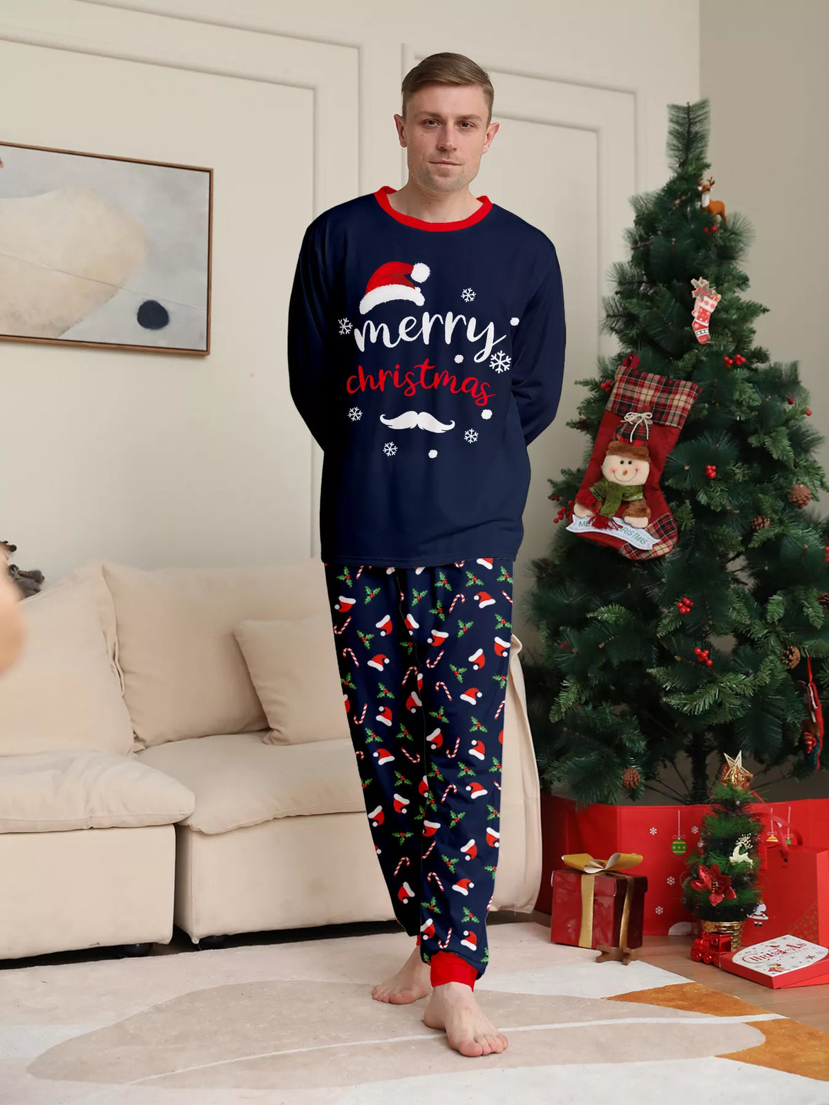 Full Size Family Matching Christmas Pajama Set Plus Size - Lilixa.store