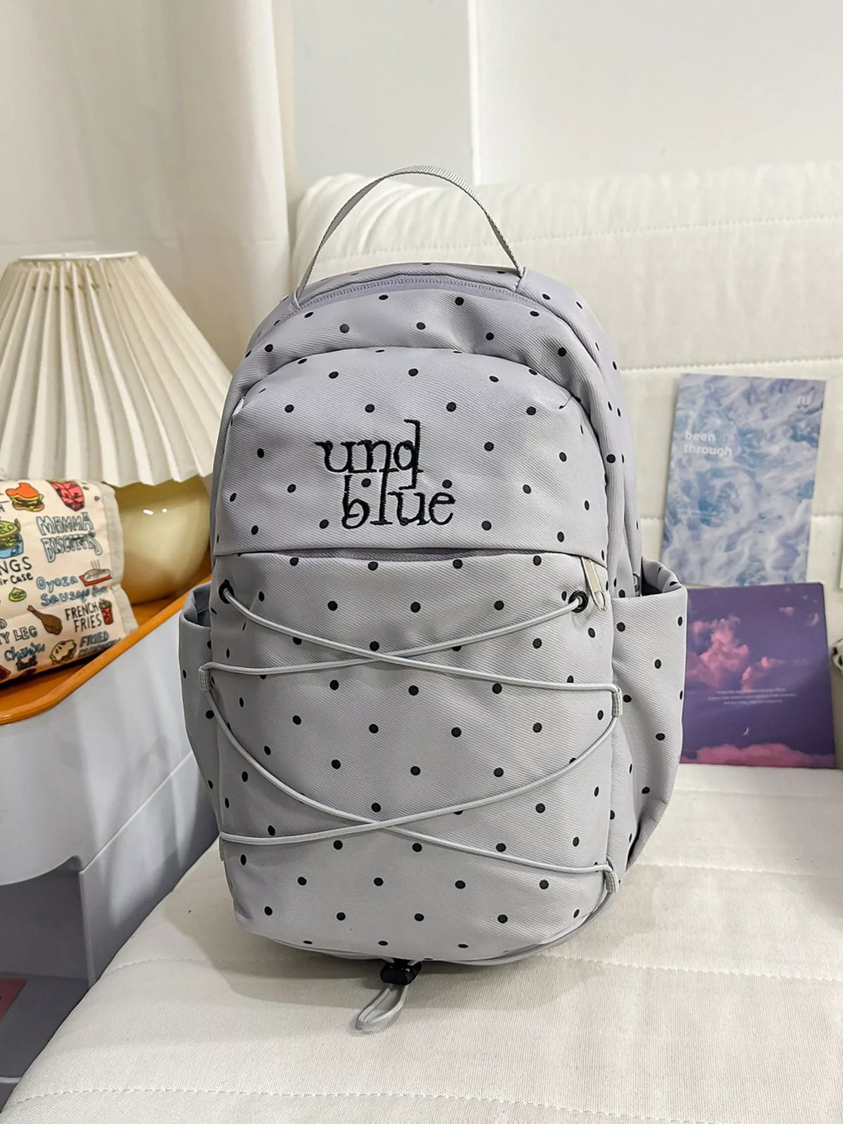Polka Dot Lightweight Backpack Bag - Lilixa.store