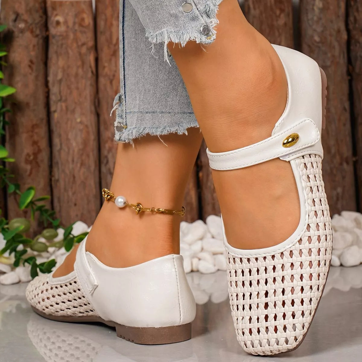 Square Toe Slip-Ons - Lilixa.store