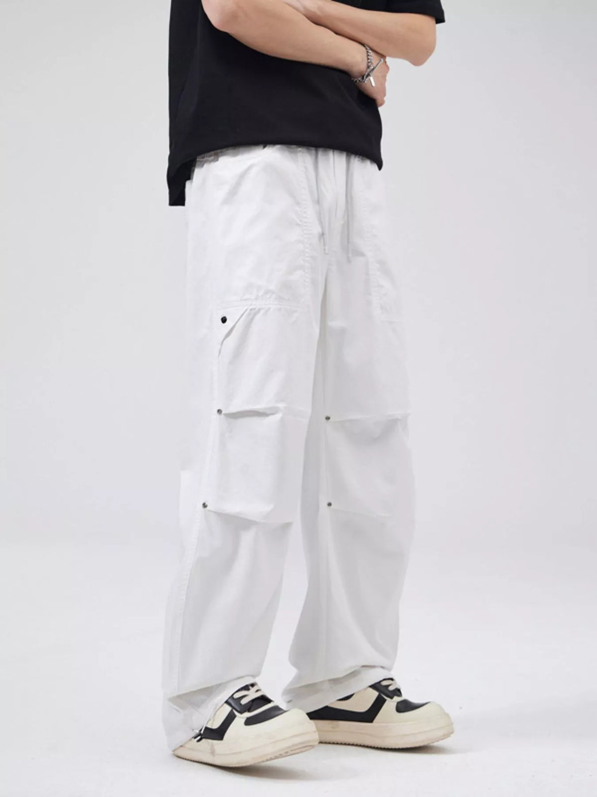 Men's Wide Leg Pants, view 4