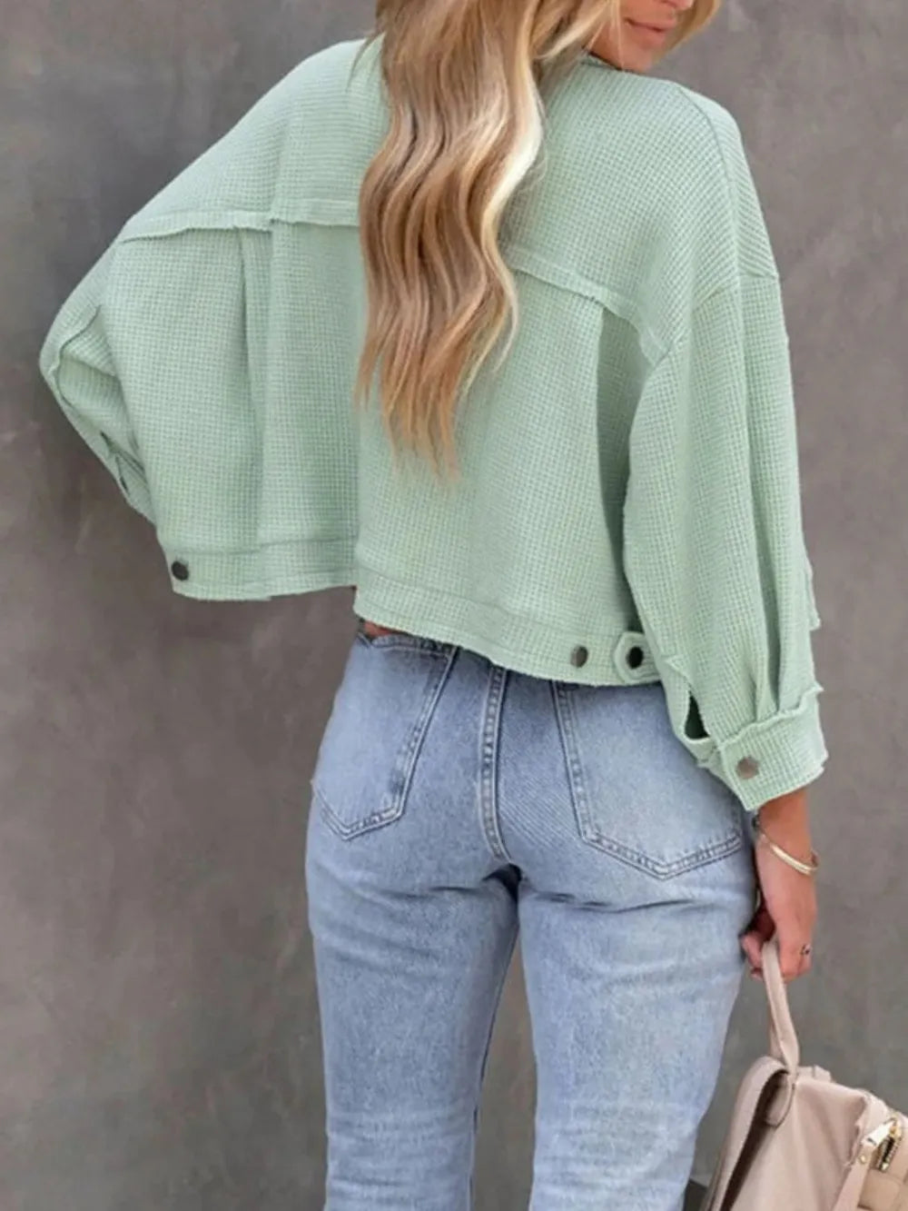 Button Up Long Sleeve Jacket, view 14