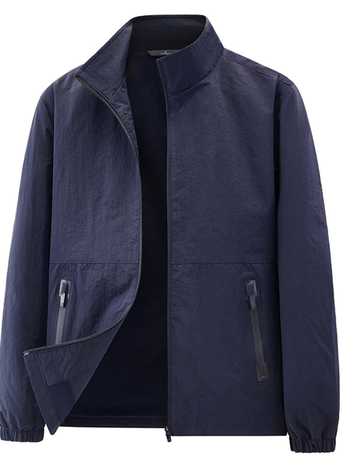 Men's Plus Size Zip Up Long Sleeve Jacket - Lilixa.store