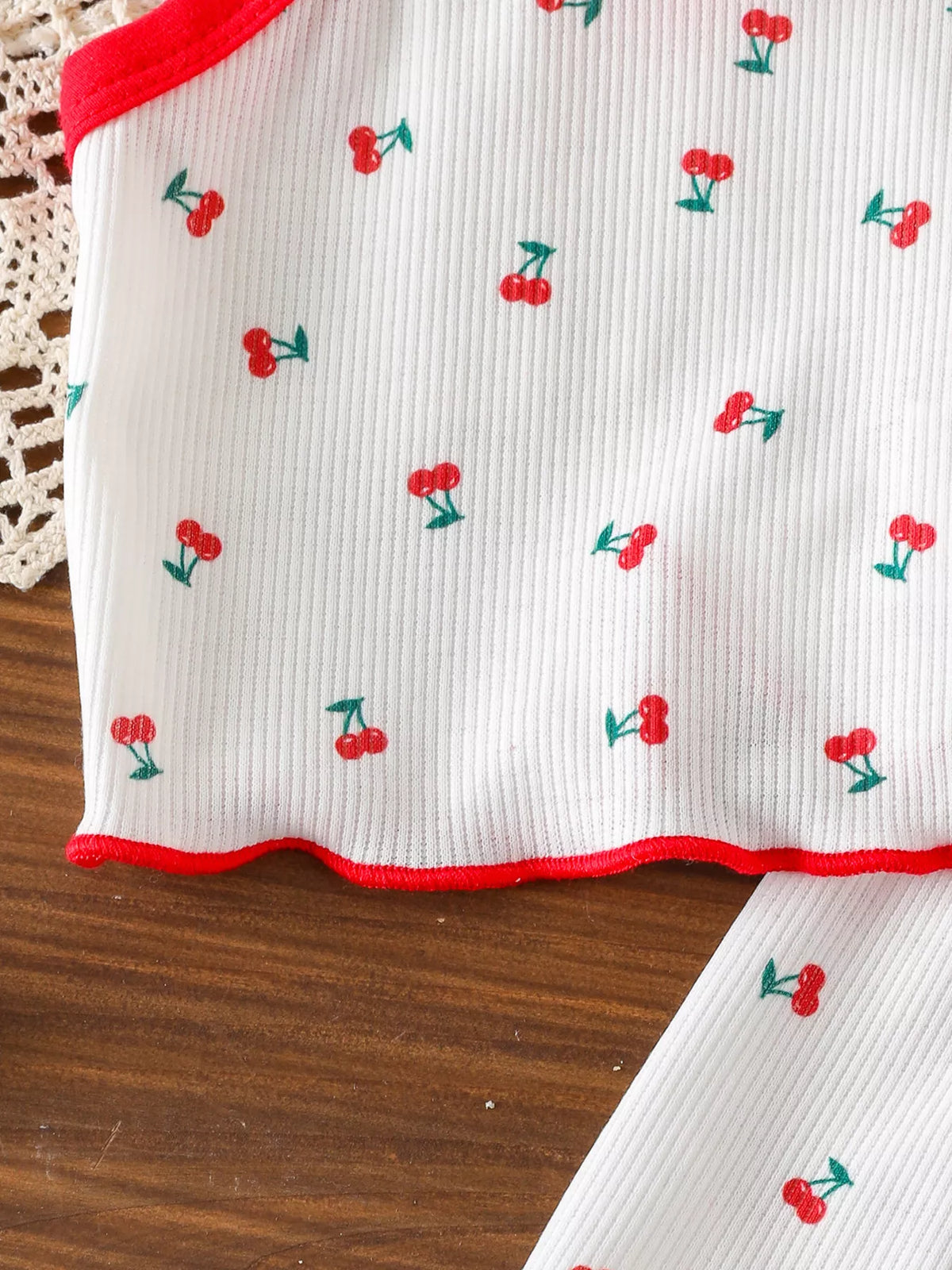 Children's Cherry Print Cami and Shorts Set - Lilixa.store