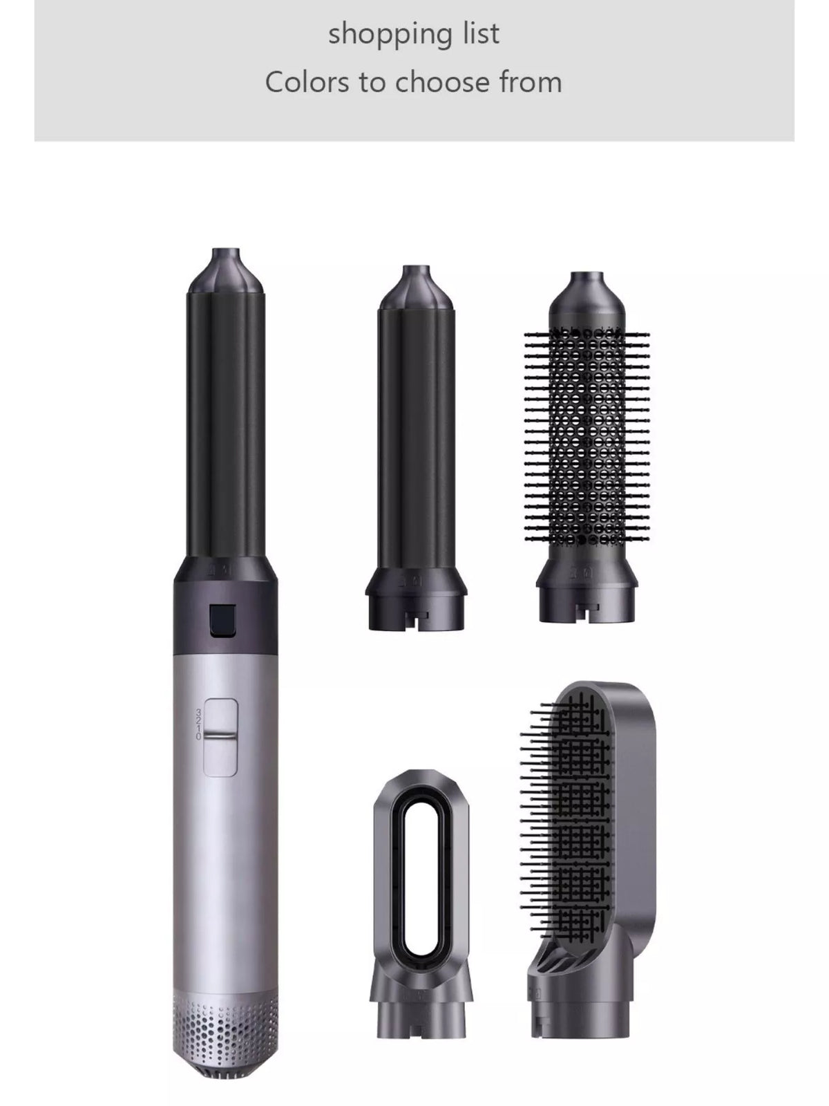 6-in-1 Interchangeable Head Curling Iron - Lilixa.store