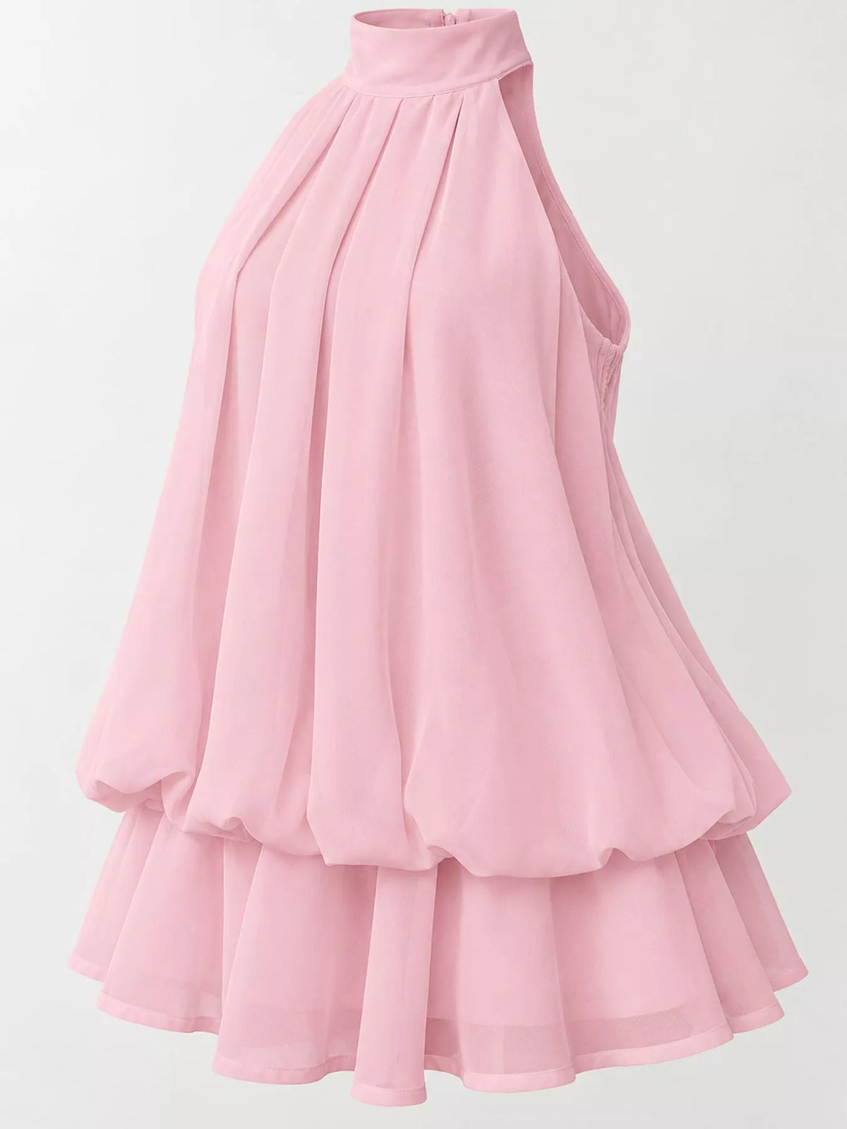 Halter Neck Ruched Mini Dress, view 42