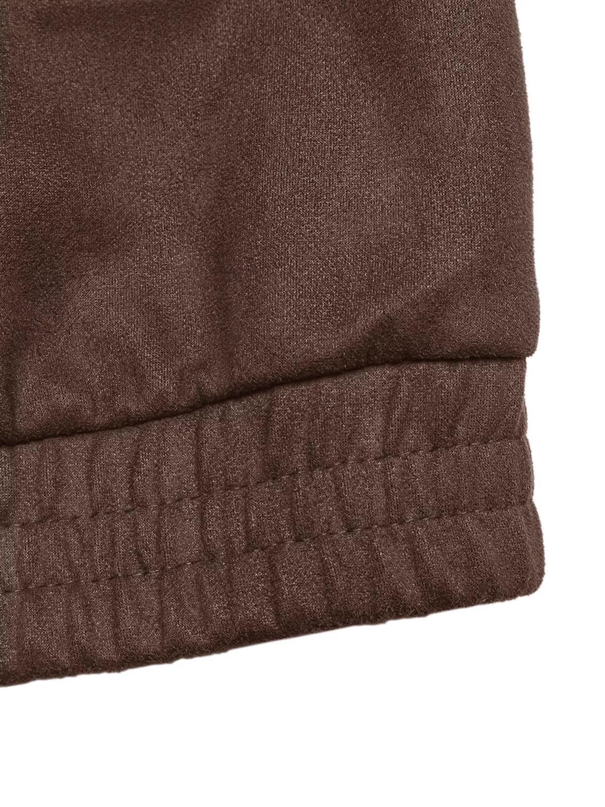 Zip Up Long Sleeve Jacket in Brown, view 11