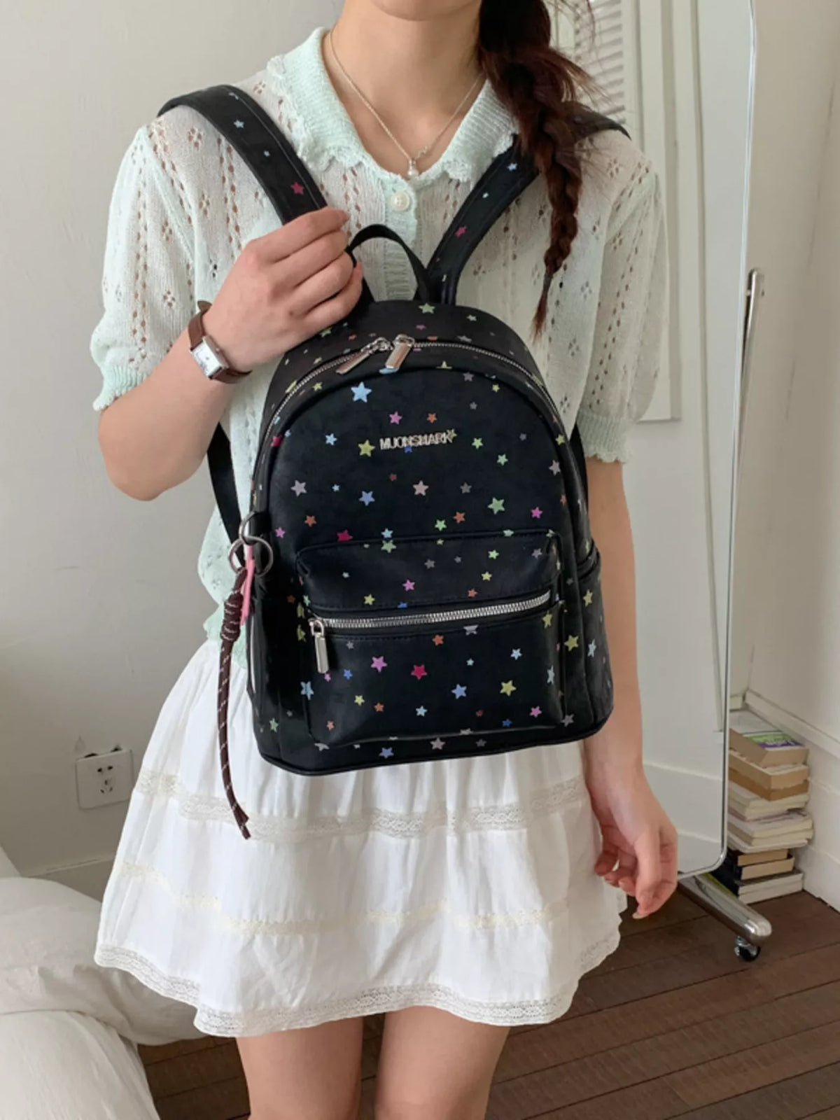 Star Pattern Backpack Bag - Lilixa.store