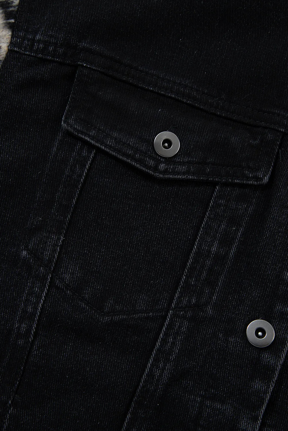Drawstring Raw Hem Button Up Hooded Denim Jacket - Lilixa.store