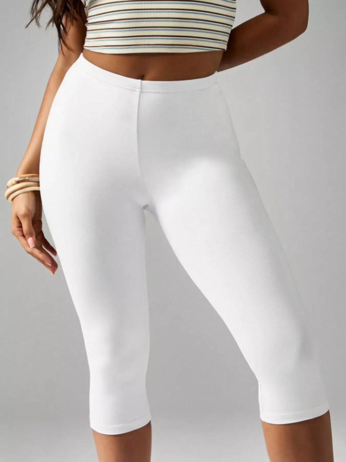 High-Waisted Active Capri Leggings - Lilixa.store