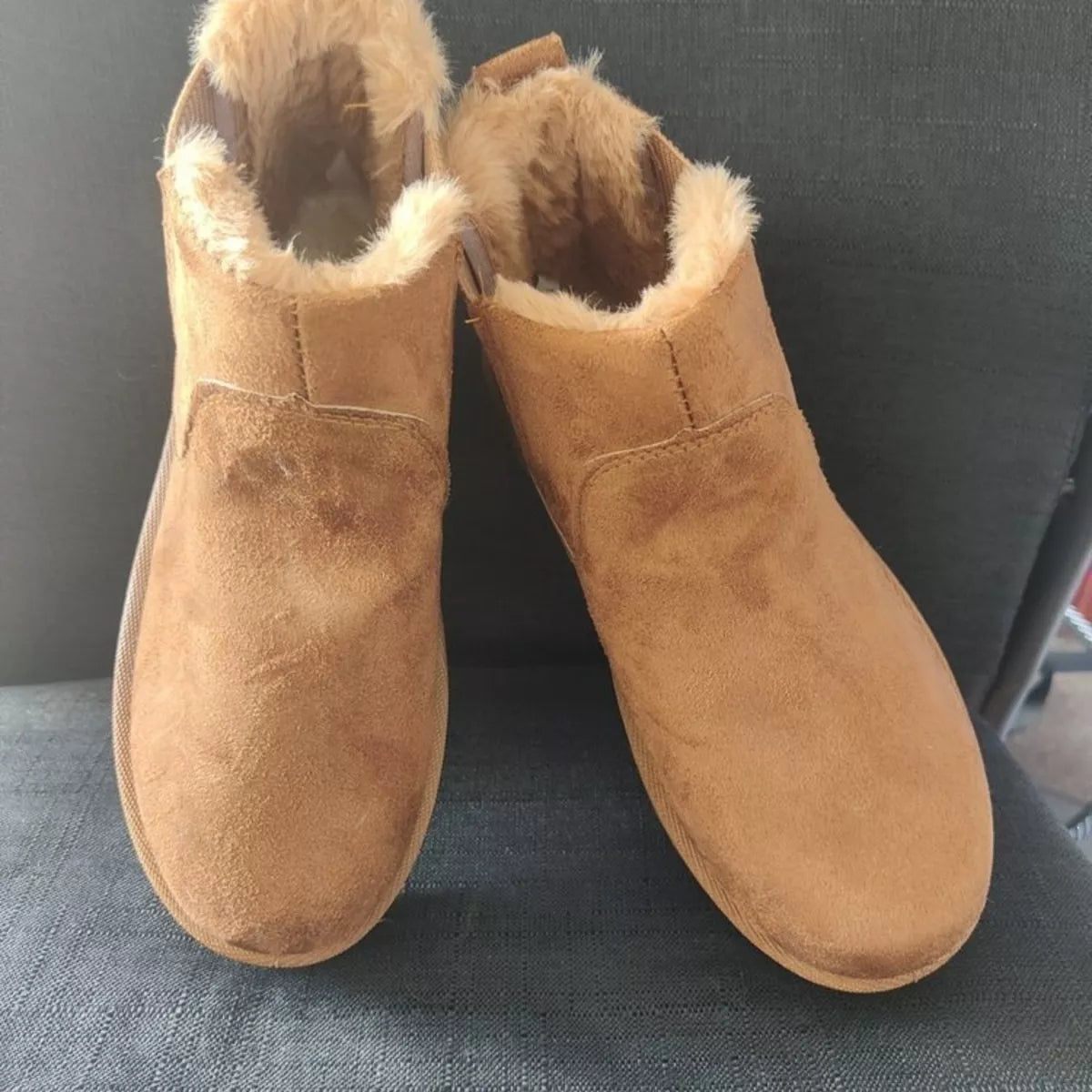 Plush Lined Slip-On Chelsea Winter Boots, view 5