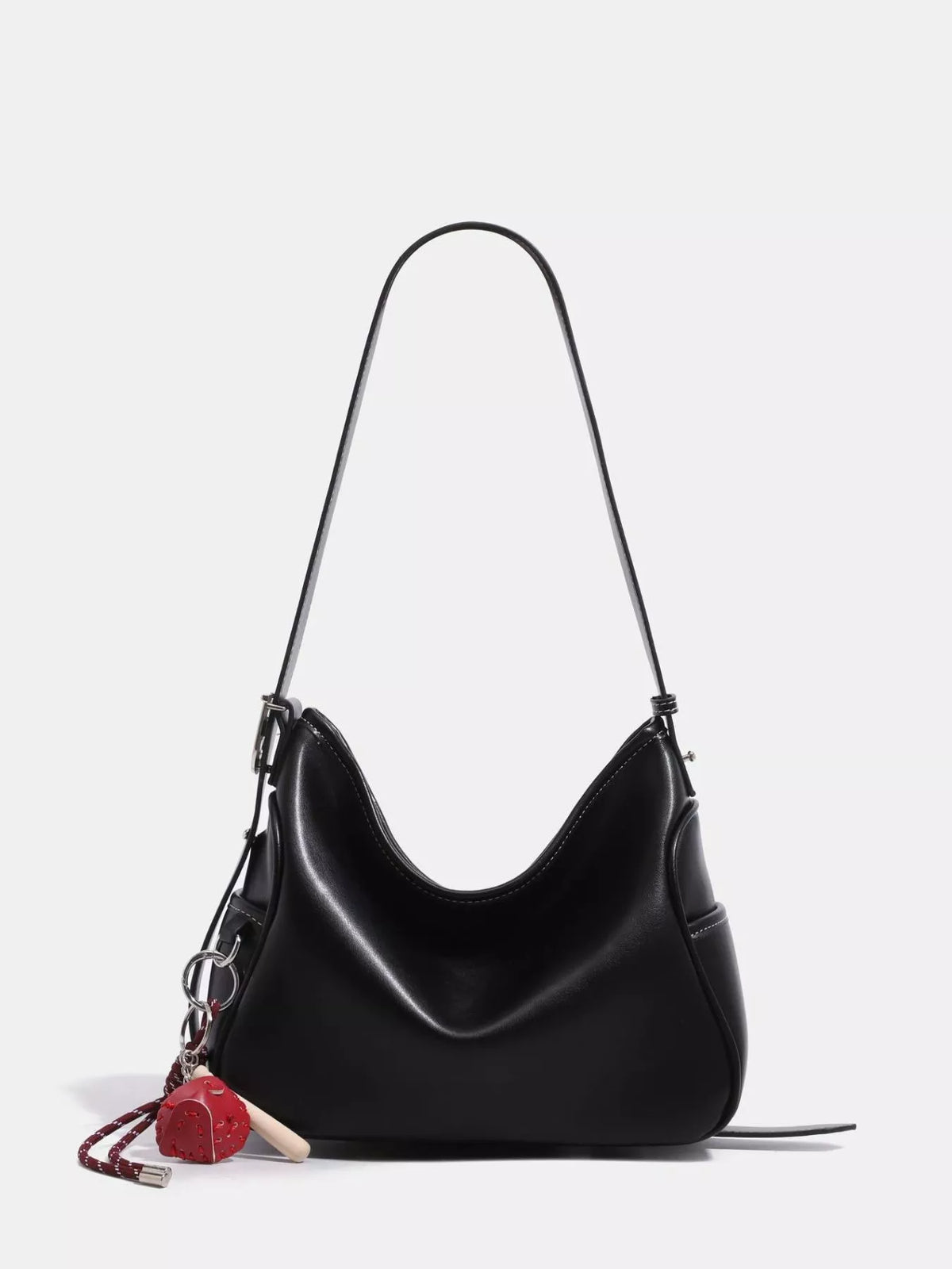Leather Slouchy Shoulder Bag