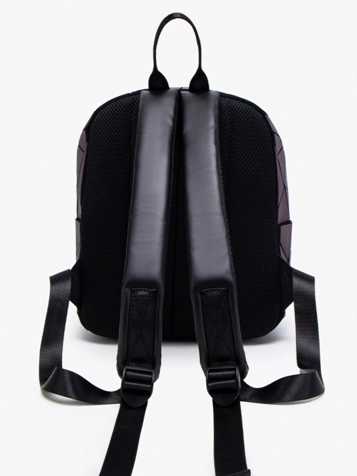 Geometric Backpack Bag in Mauve, view 10