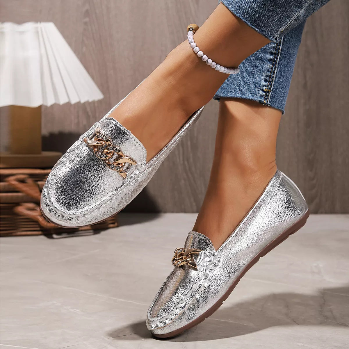 Round Toe Slip-Ons - Lilixa.store