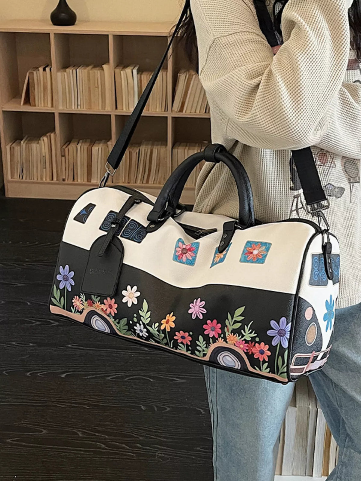 Floral Print Duffel Bag - Lilixa.store
