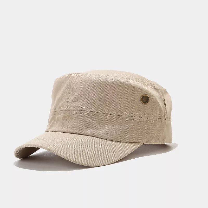 Solid Color Military Cadet Hat - Lilixa.store