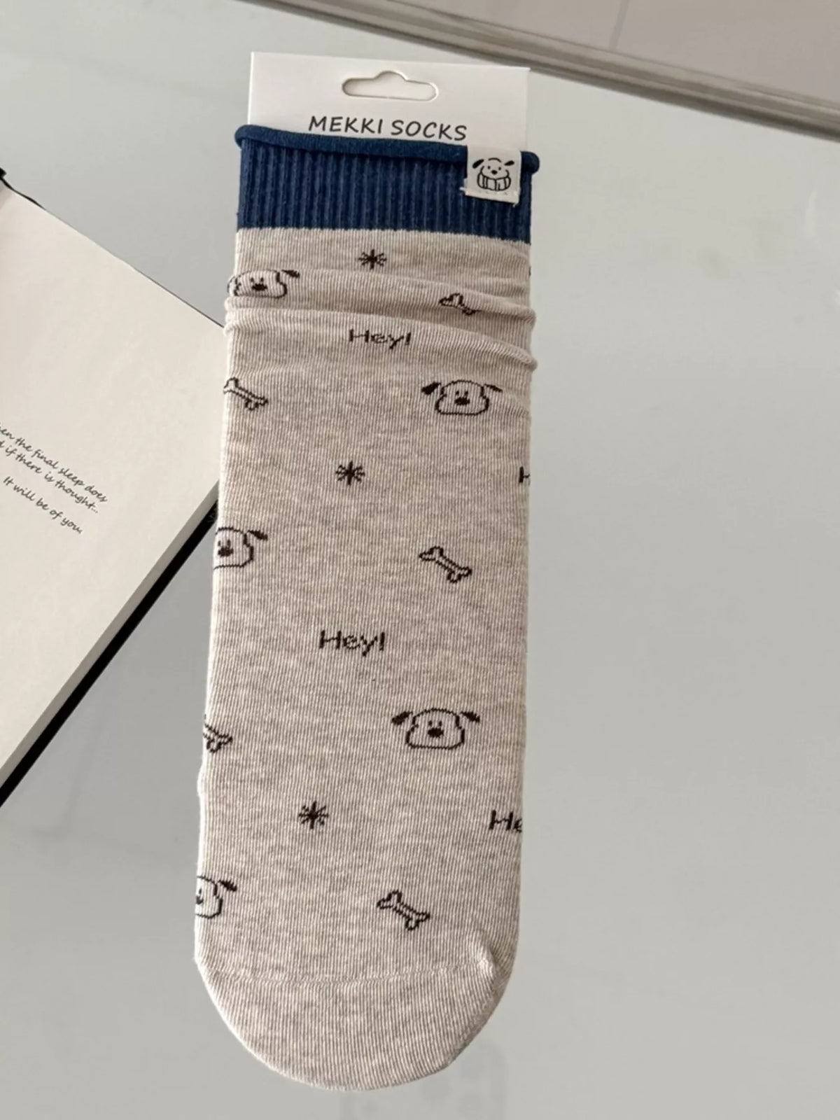 Cartoon Print Cotton Crew Socks - Lilixa.store