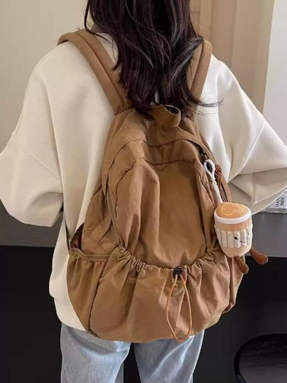 Casual Lightweight Drawstring Backpack Bag - Lilixa.store