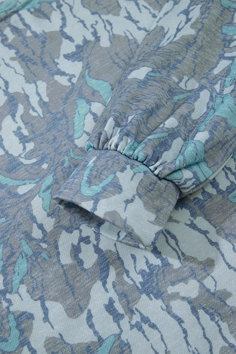 Multicolour Abstract Botanical Print Top and Drawstring Pants Set - Lilixa.store