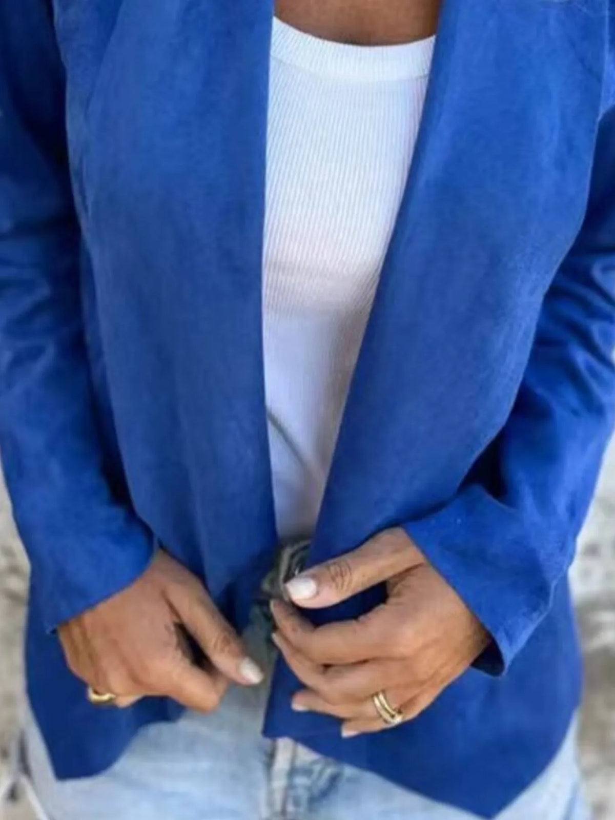 Full Size Open Front Casual Cardigan Plus Size, view 13