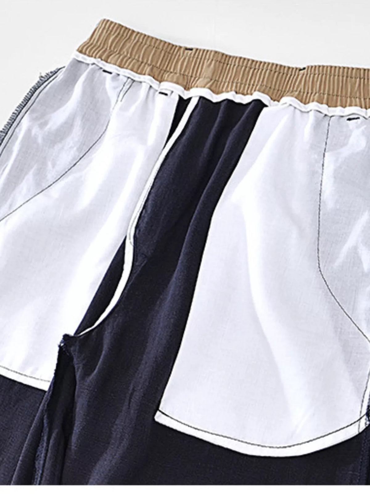 Men's Plus Size Casual Elastic Waist Drawstring Pants, view 2