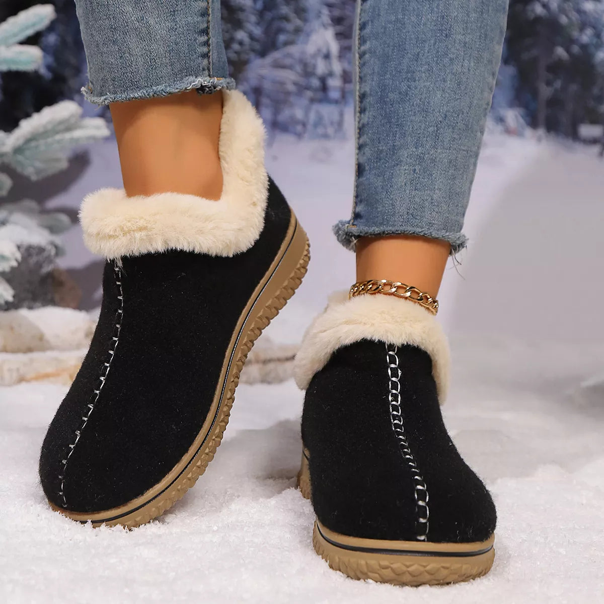 Round Toe Ankle Boots - Lilixa.store
