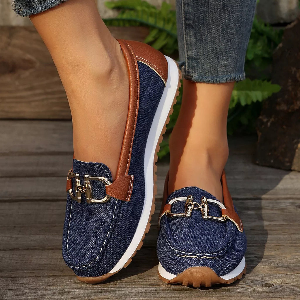 Round Toe Slip-Ons - Lilixa.store