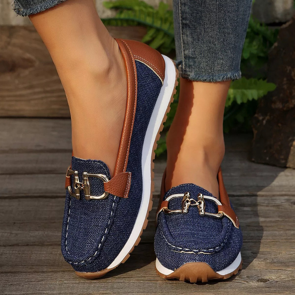 Round Toe Slip-Ons - Lilixa.store