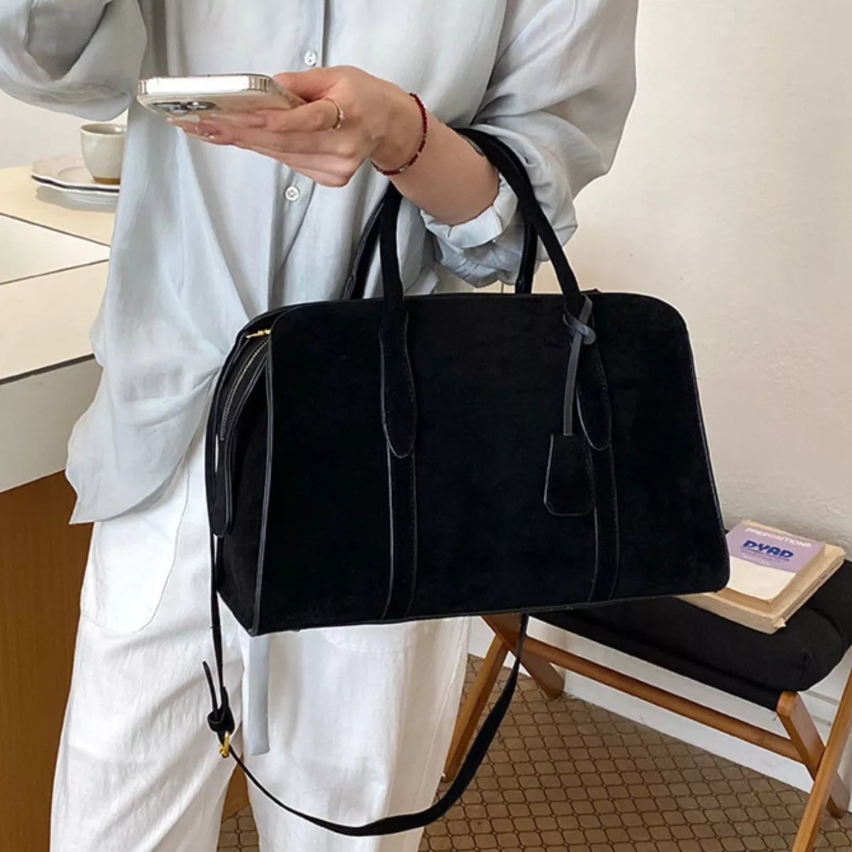 Top Handle Crossbody Bag