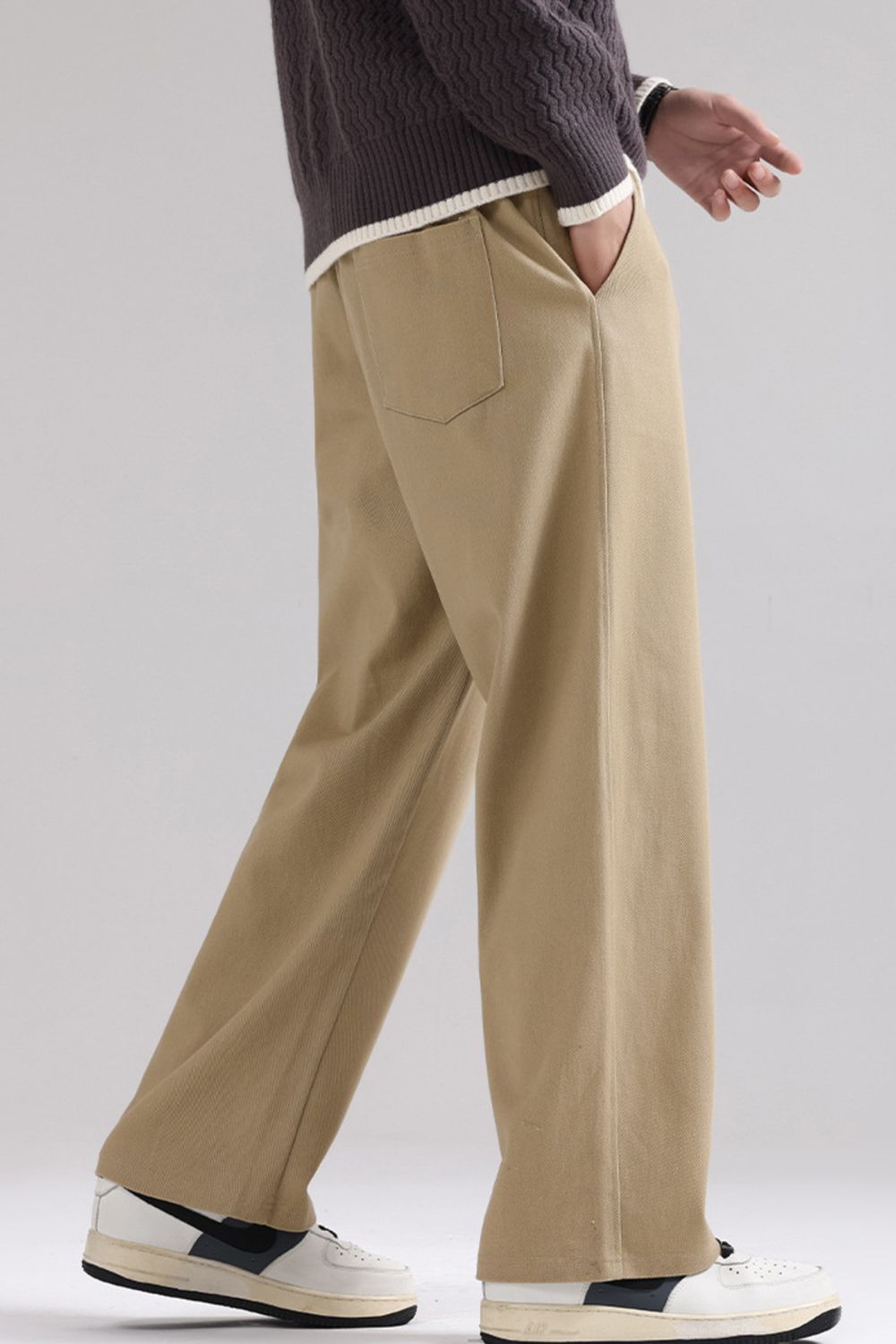 Men's Plus Size Relaxed Fit Drawstring Pants, view 4