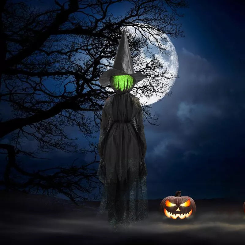 Halloween Glowing Head Witch - Lilixa.store