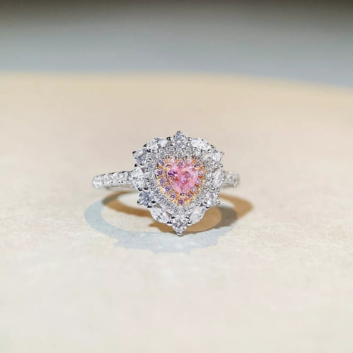 925 Sterling Silver Zircon Heart Ring - Lilixa.store