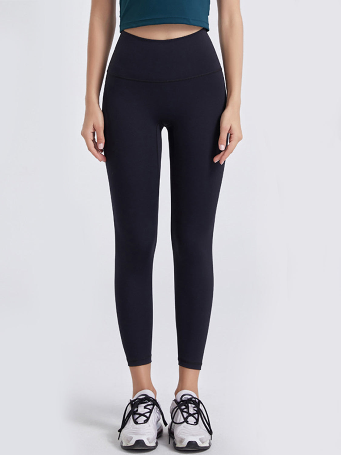 Wide Waistband Sports Leggings - Lilixa.store