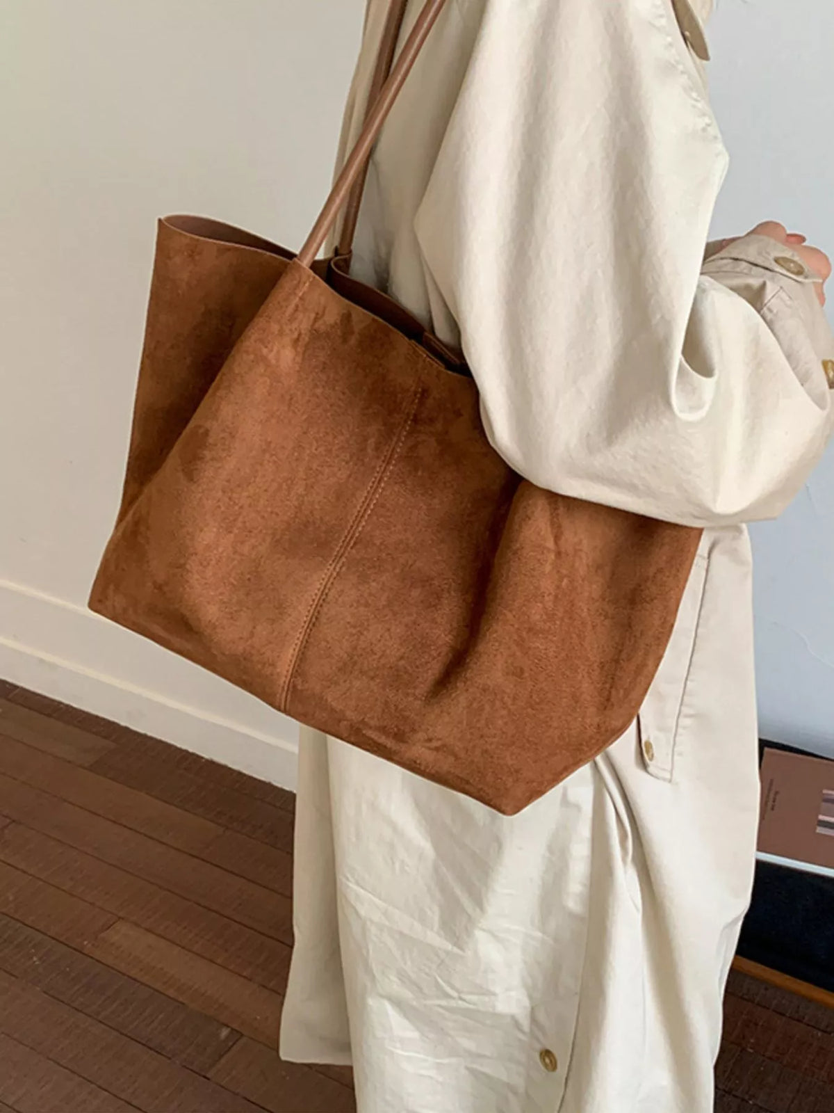 Solid Color Tote Bag