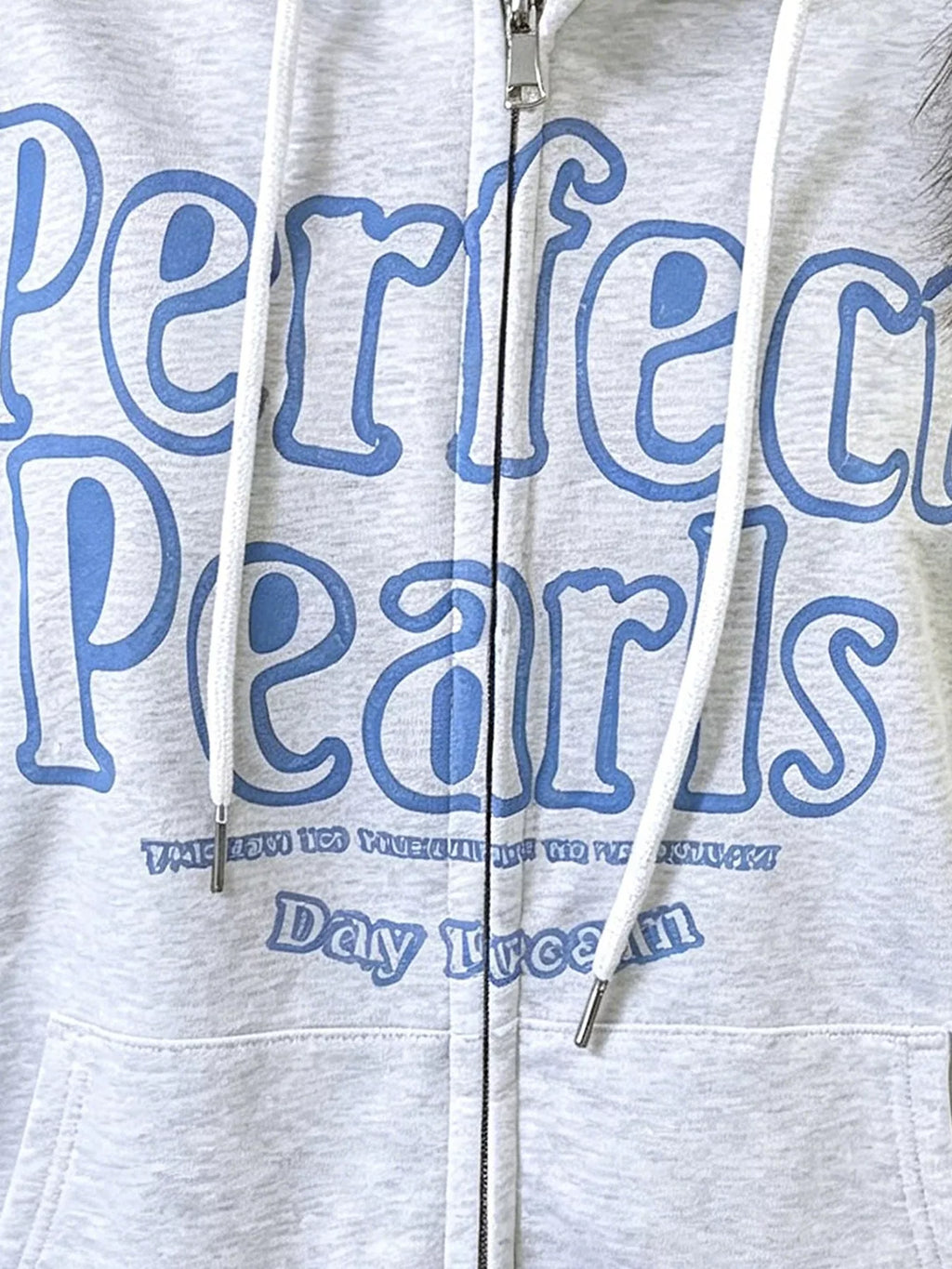 Letter Graphic Zip-Up Hoodie - Lilixa.store