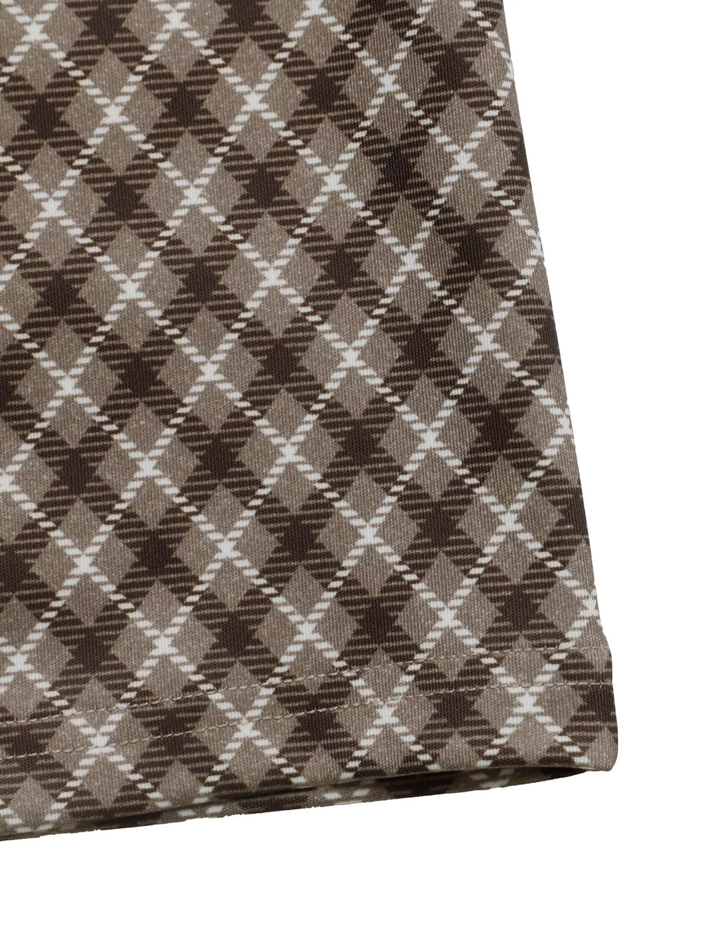 Plaid High-Waisted Wide Leg Pants - Lilixa.store