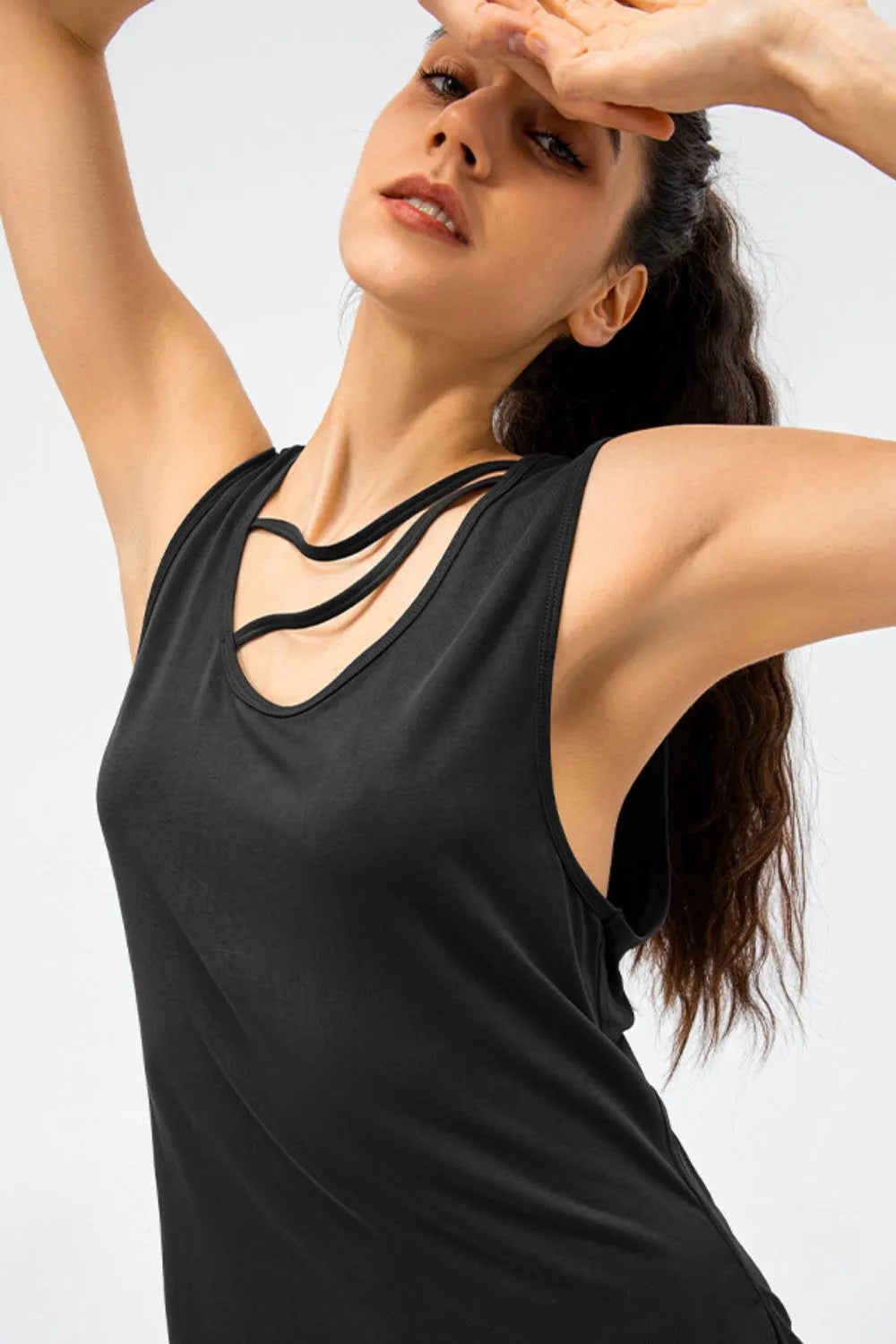 Cutout Reversible Active Tank - Lilixa.store