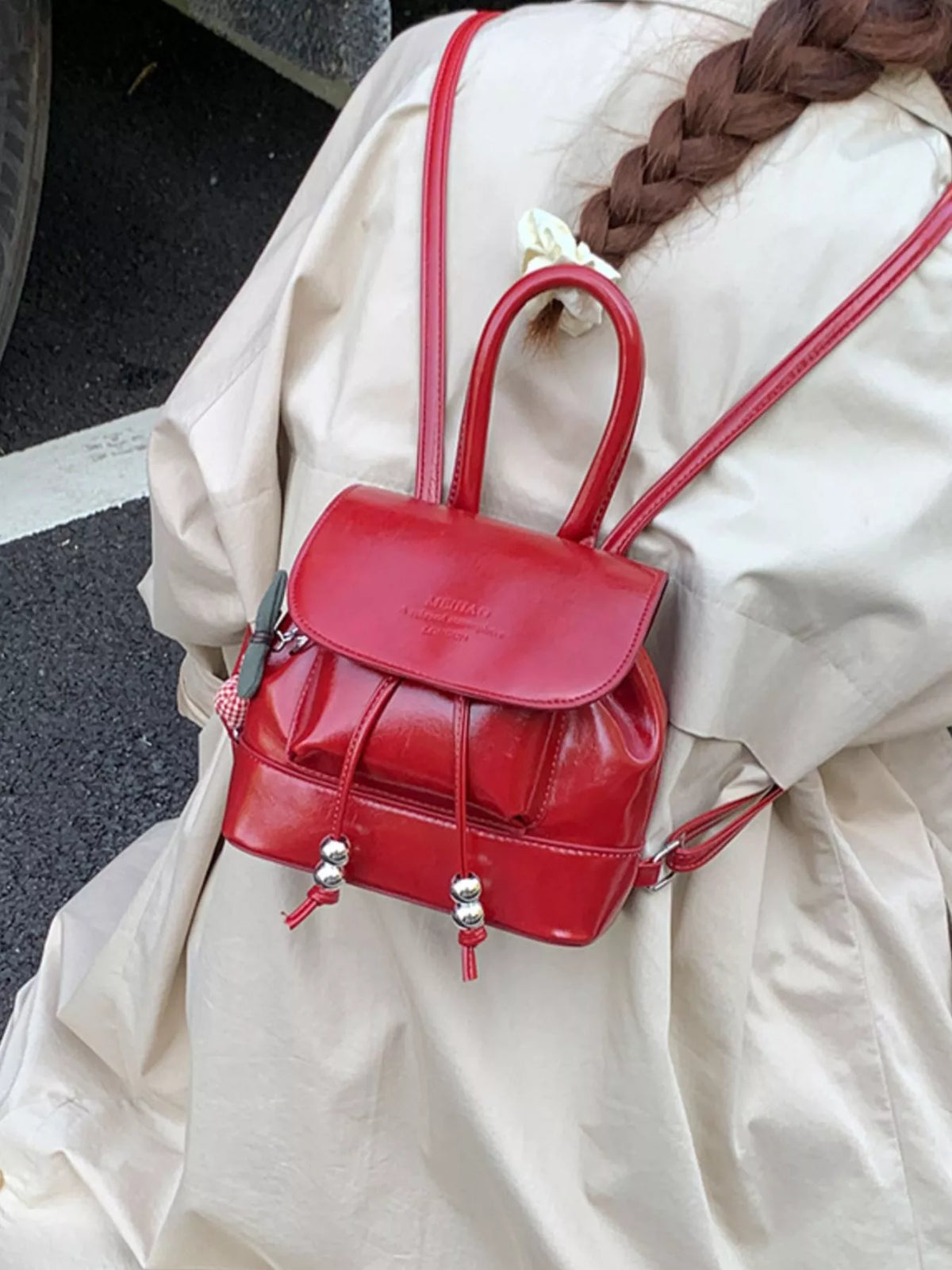 PU Leather Mini Backpack Bag - Lilixa.store