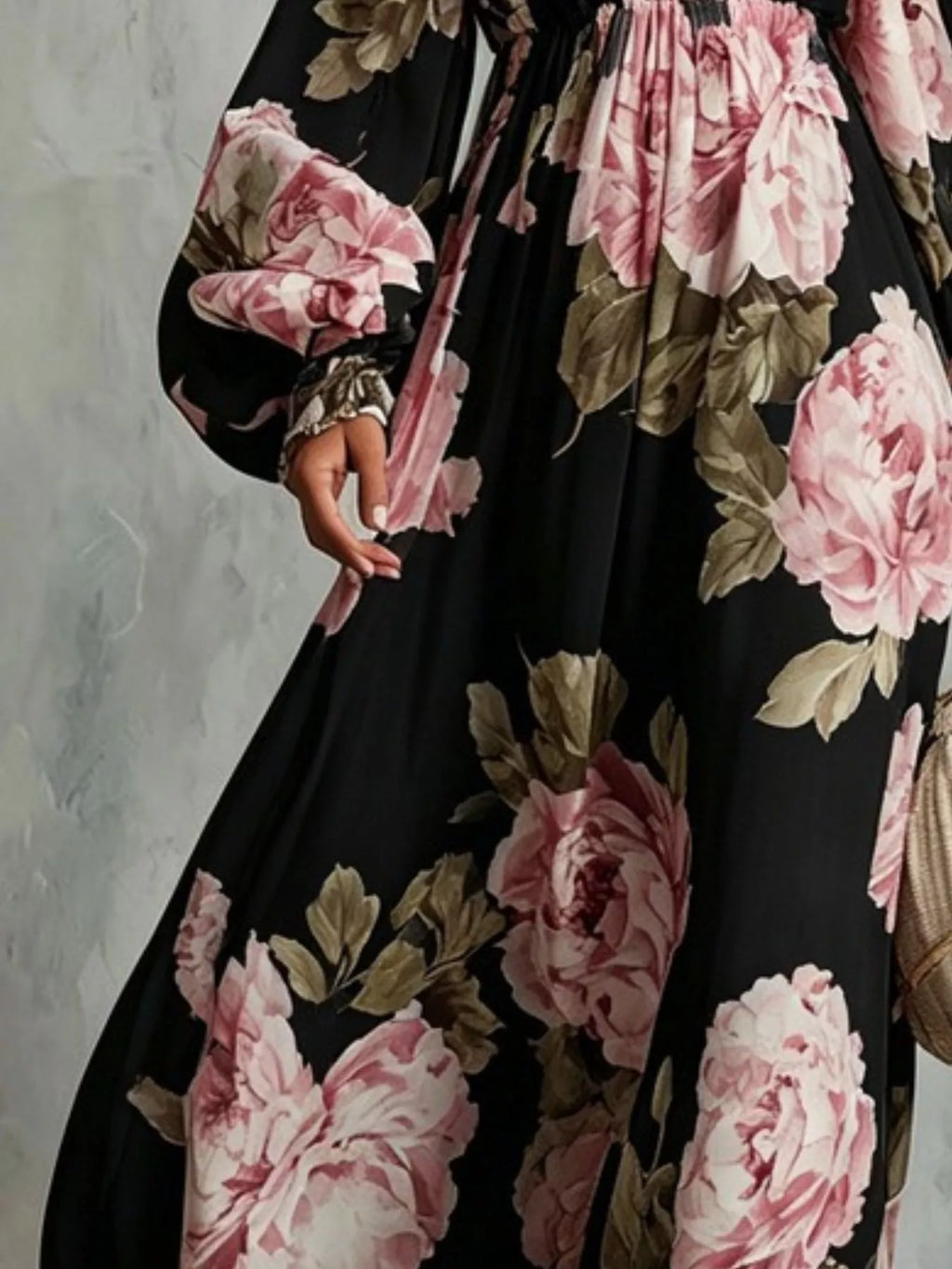 Floral Off Shoulder Maxi Dress - Lilixa.store