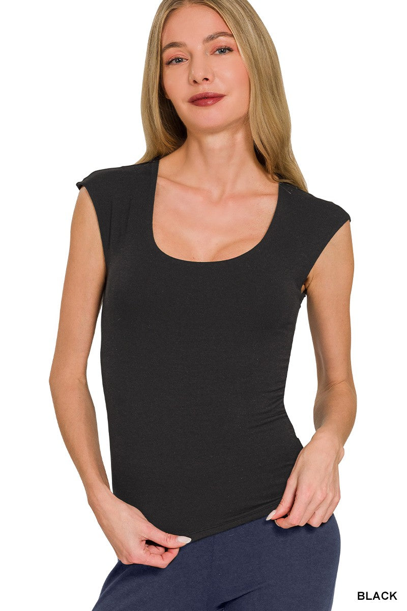 Zenana Double Layered Sleeveless Top - Lilixa.store