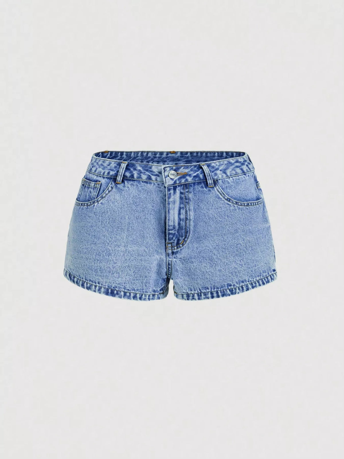 Cherry Embroidered Denim Shorts - Lilixa.store
