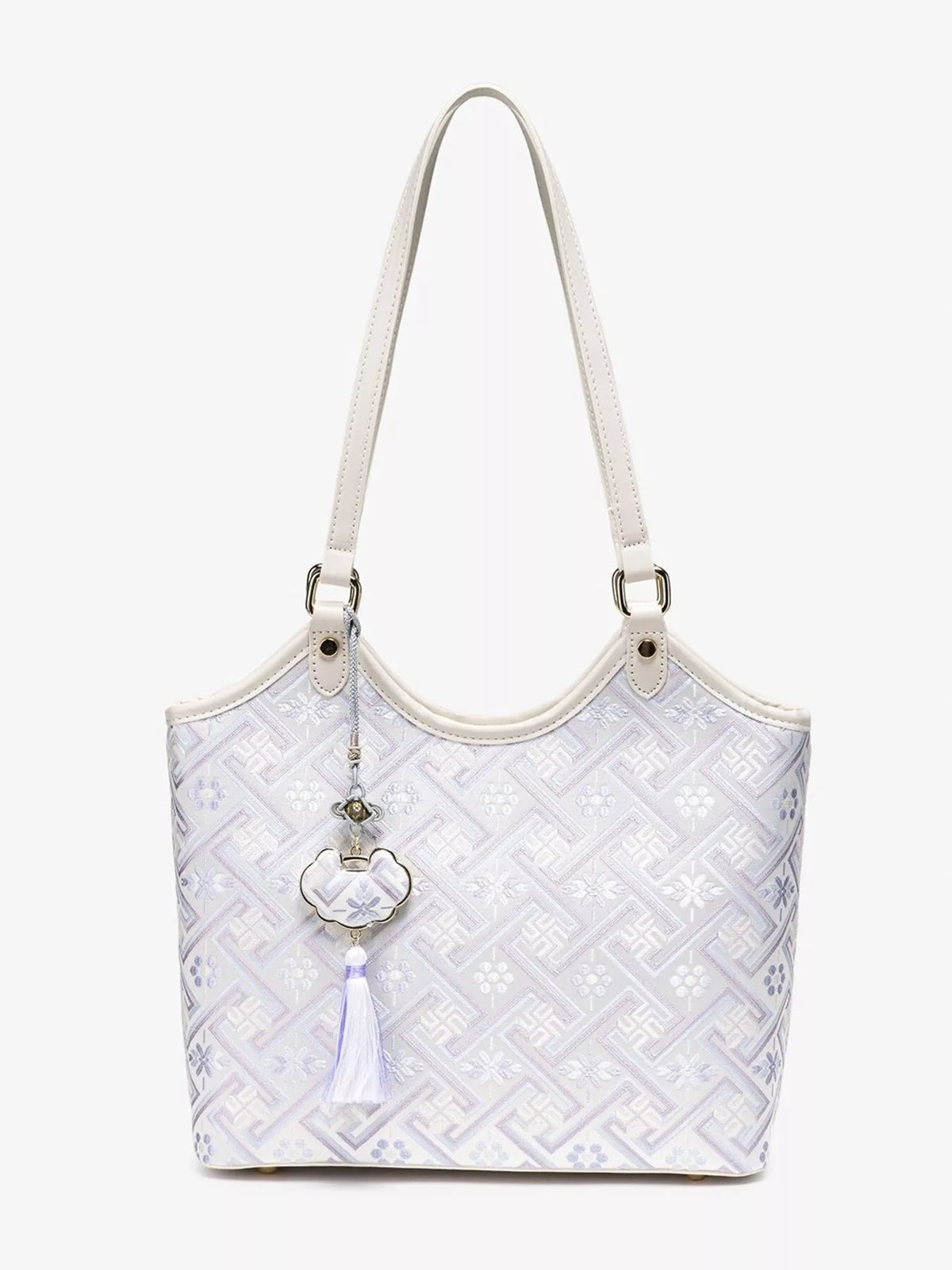 Geometric Pattern Shoulder Bag - Lilixa.store