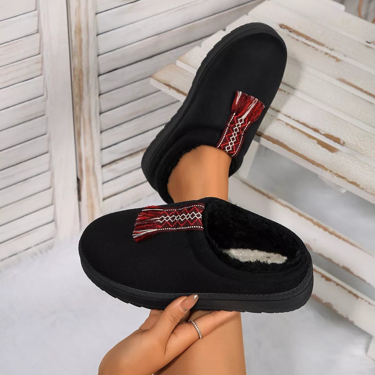 Round Toe Platform Slippers - Lilixa.store