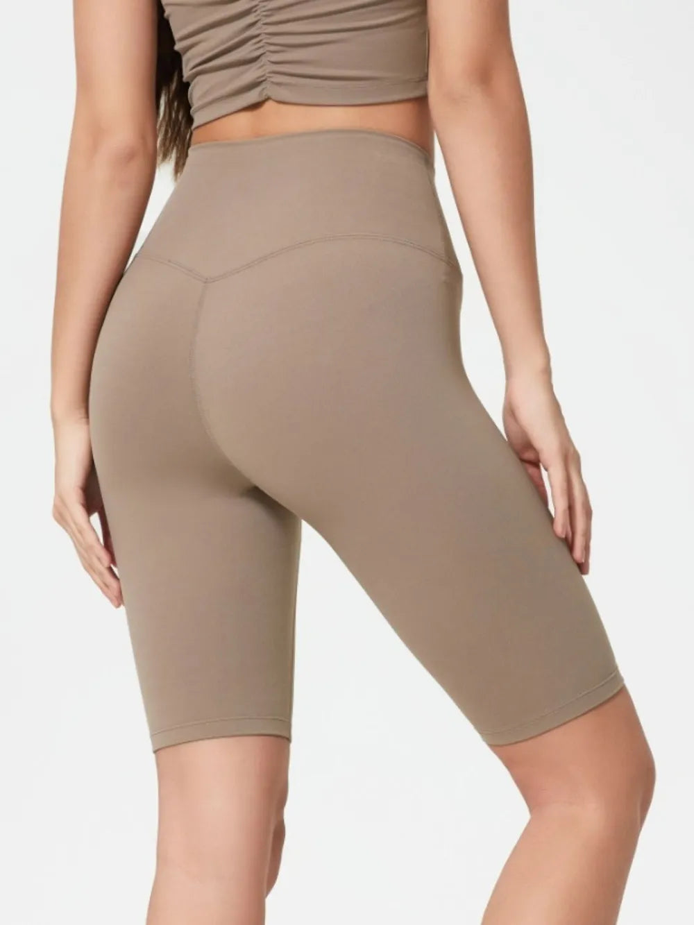 Millennia High Rise Wide Waistband Active Shorts - Lilixa.store