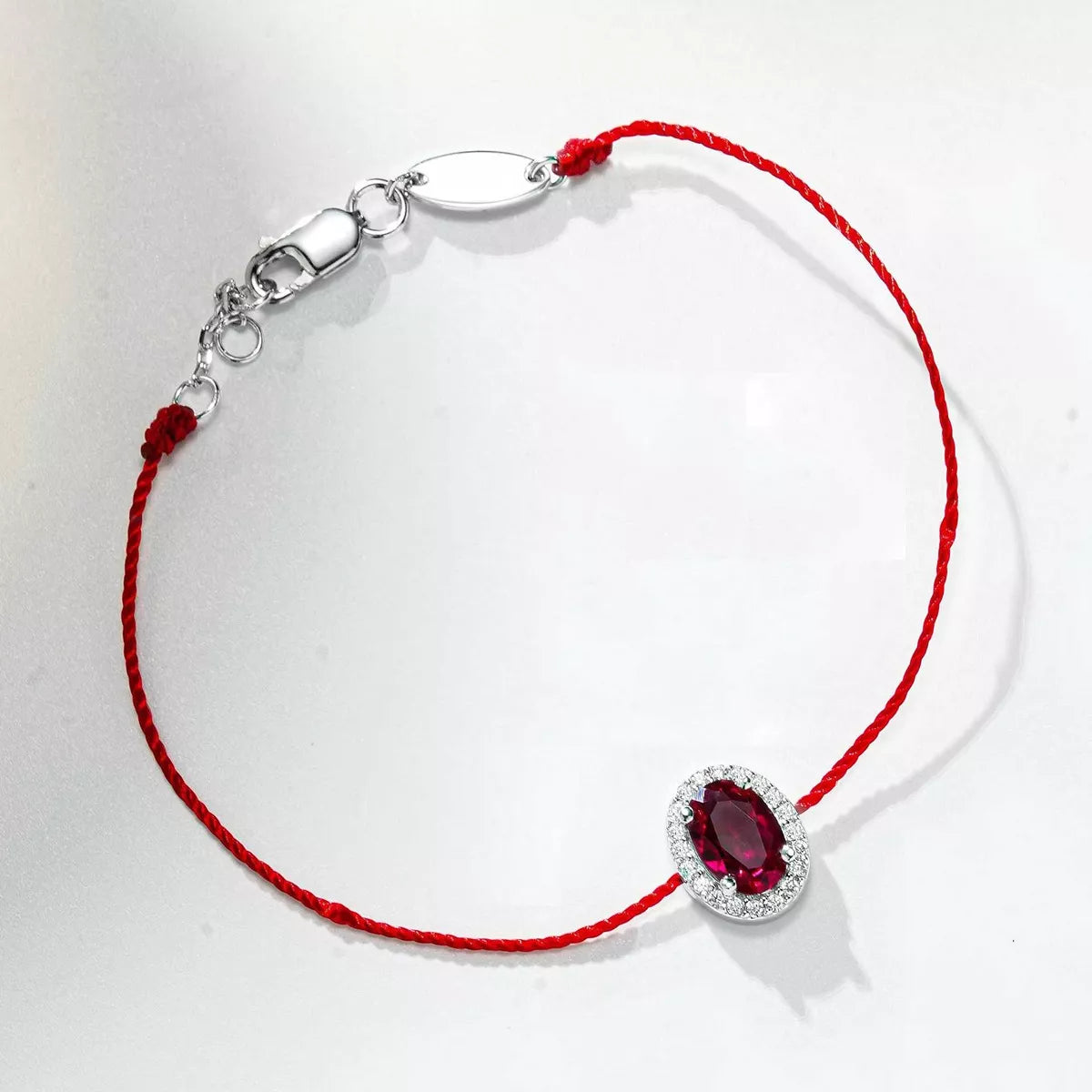 Oval Zircon Adjustable Bracelet - Lilixa.store