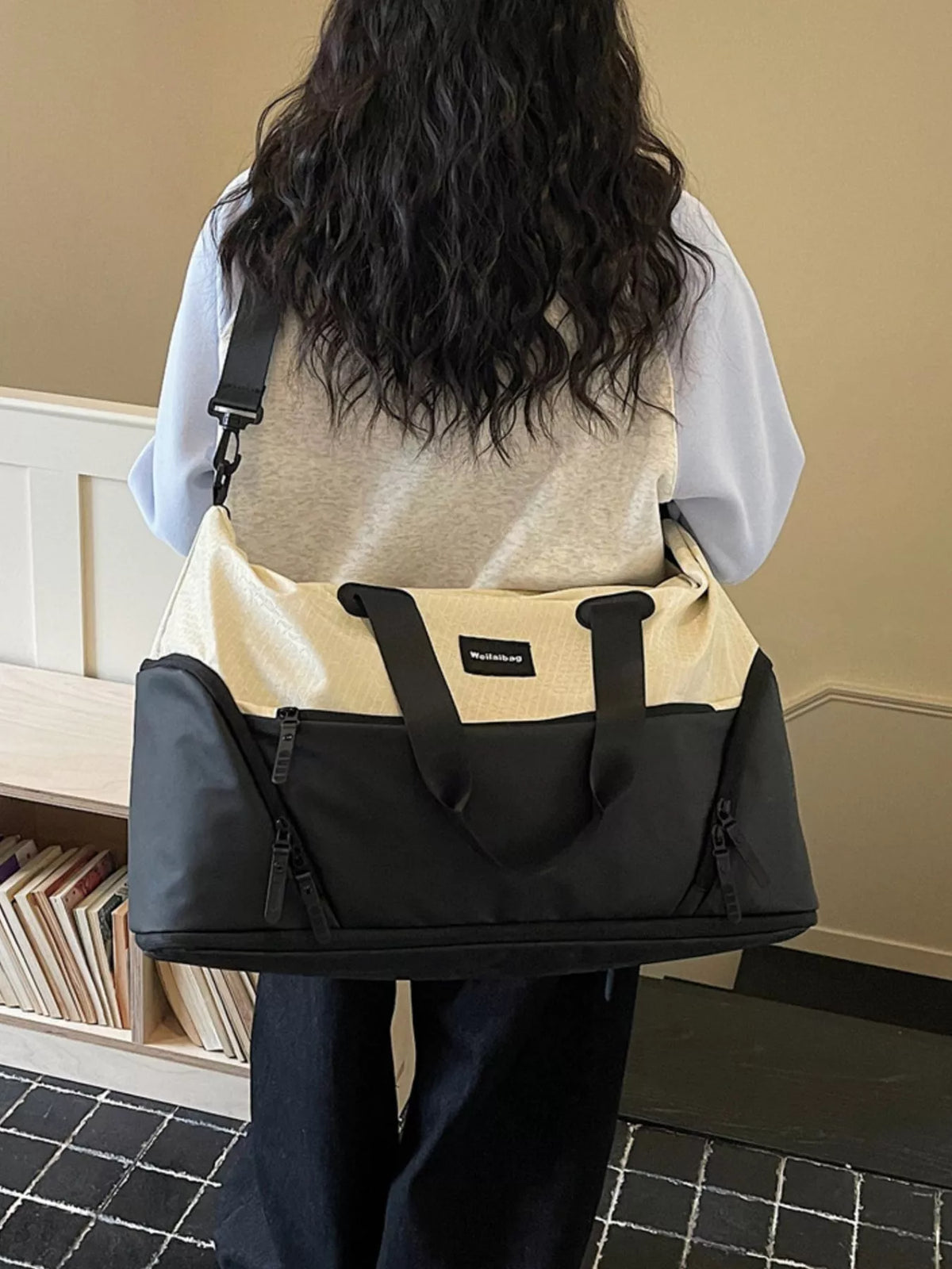 Two-Tone Duffle Bag - Lilixa.store