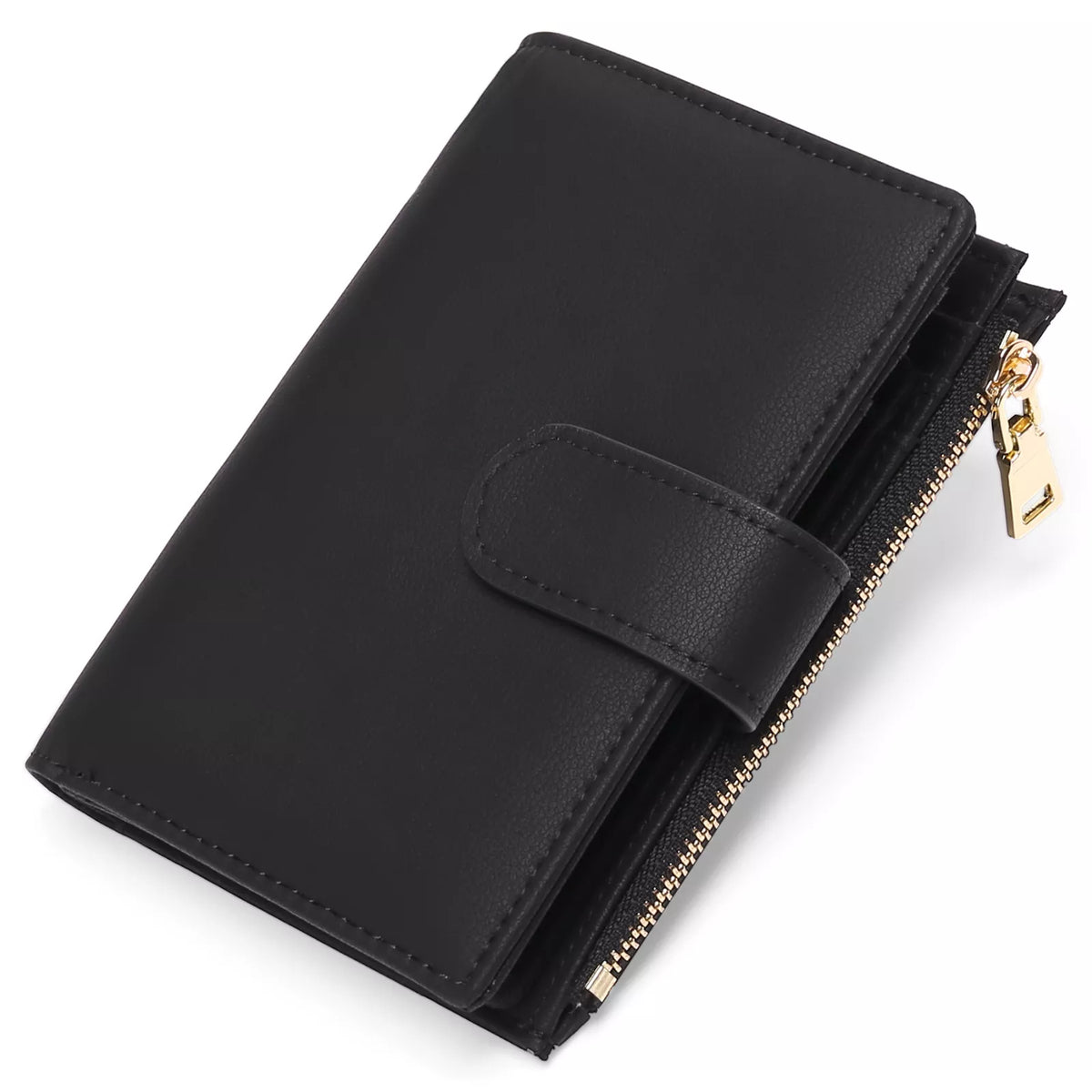 Solid Color Leather Wallet - Lilixa.store