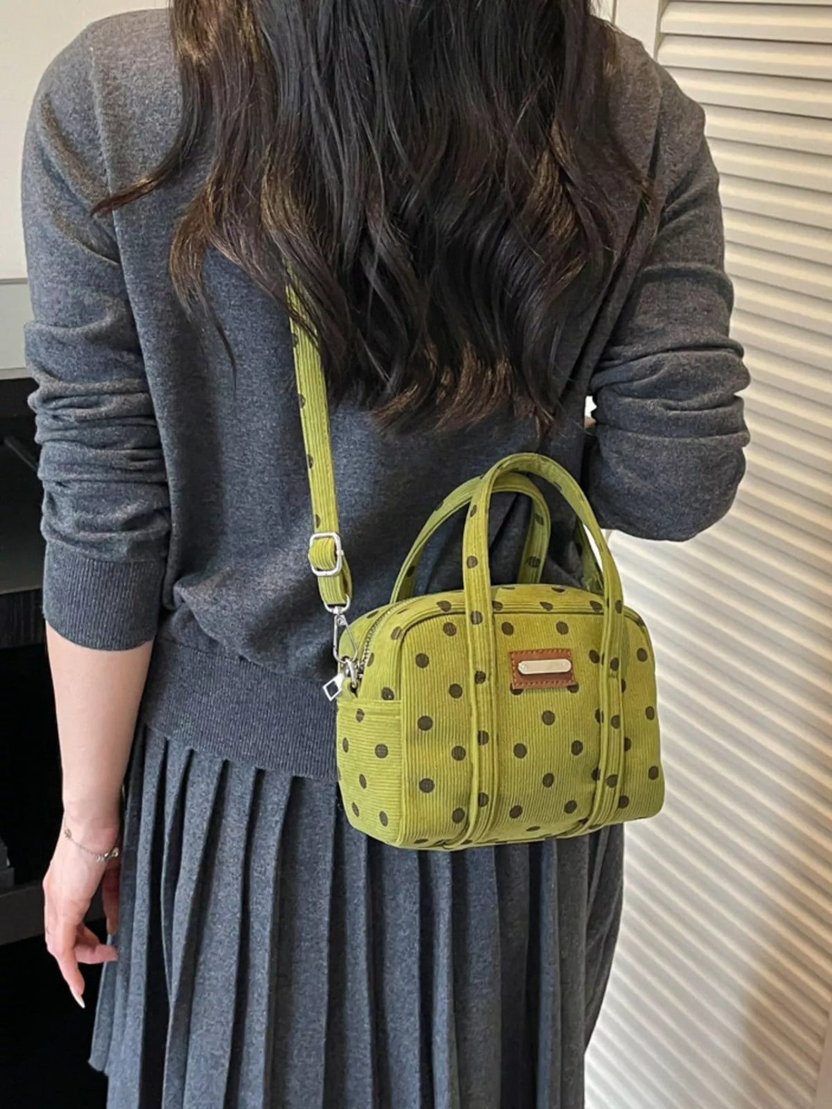 Polka Dot Crossbody Bag