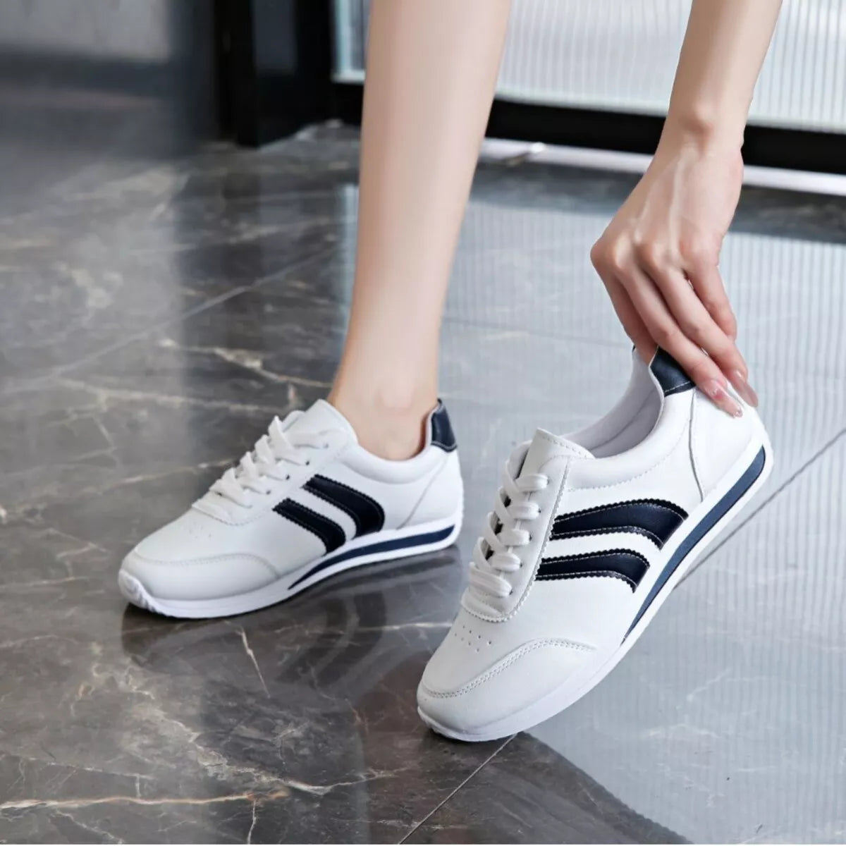 Classic Striped Sneakers - Lilixa.store